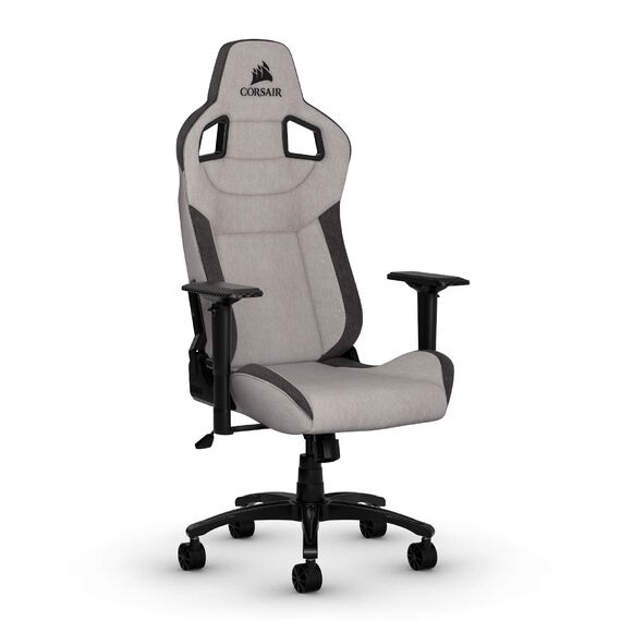 Corsair T3 Rush Gaming-Stuhl, Stoffbezug, Grau/Charcoal