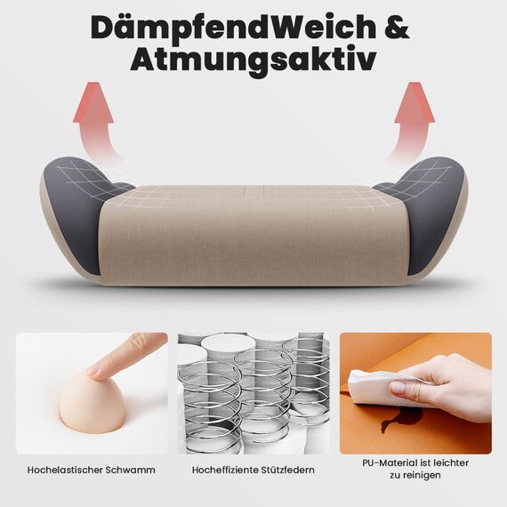 SUKIDA Gaming Stuhl, Ergonomischer Gaming-Stuhl mit Fußstütze, Racing Gaming Chair Kopfstütze Verstellbarer Computerstuhl Höhenverstellbar Lendenwirbelstütze für Homeoffice und Gaming Beige