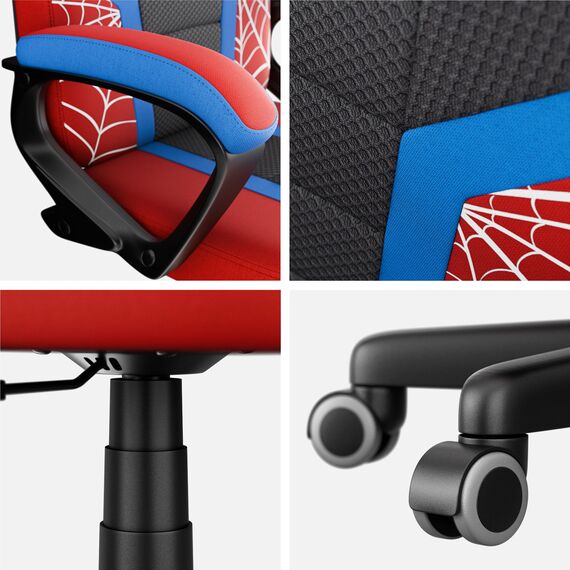 huzaro Ranger 1.0 - PC Stuhl Gaming Zocker Stuhl - Kinderschreibtischstuhl & Gaming Stuhl Kinder - Schreibtisch Höhenverstellbar Kinder, Schreibtischstuhl Jugendliche Jungen - Spider