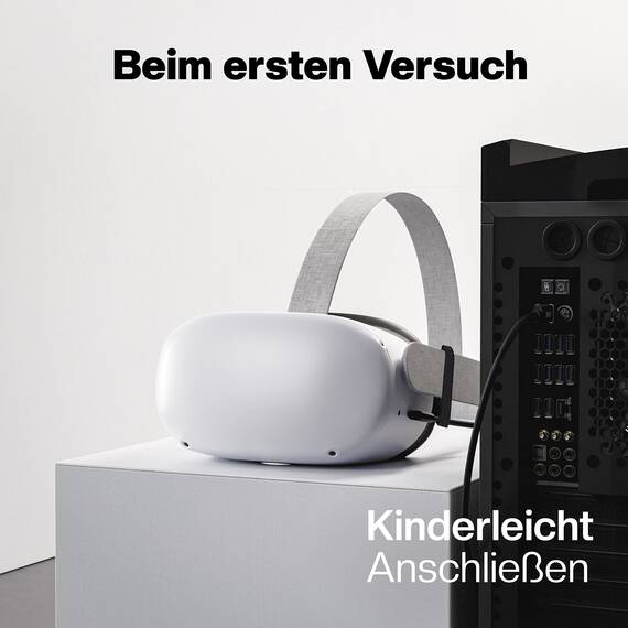 CABLETEX 5m Link Kabel für Meta Quest 3, Oculus Quest 2, PICO 4, PSVR2, Steam VR – USB 3.2 USB C Kabel für VR Headset und Gaming PC, 5 Gbit/s Datenübertragung