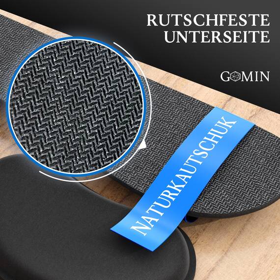 Gomin Handballenauflage für Tastatur und Maus, Ergonomisches Handgelenkstützen-Set rutschfest, Memory-Schaum Handgelenkauflage, Tastaturpad Ergonomisch und bequem für Büro und Home Office