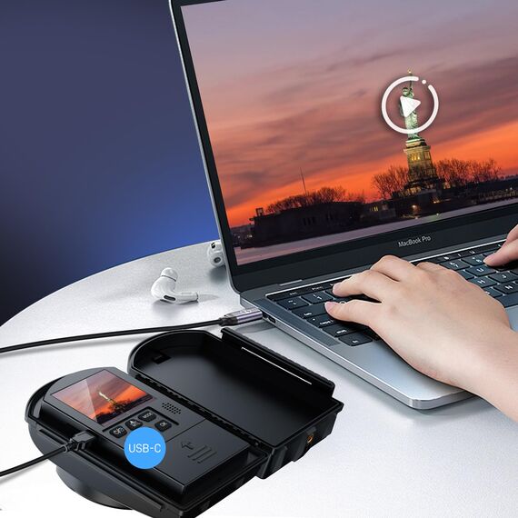 Dsoon Zeitraffer-Kamera, 1080P FHD Zeitraffer-Kamera für Außenaufnahmen von Baustellen, 180 Tage Standby, 110° Weitwinkel & 2,4" LCD-Bildschirm, IP66 wasserdicht, mehrere Modi, inklusive 64GB TF-Karte