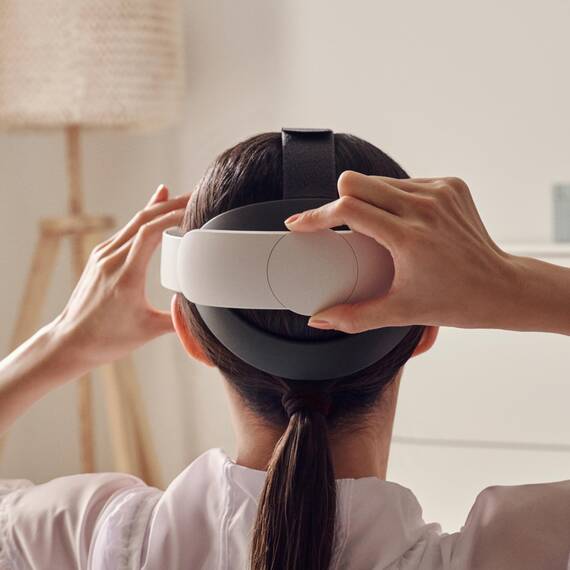 Elite-Riemen für Meta Quest – mit Meta Quest 3/3S kompatibel – Premium-Komfort und erstklassige Gewichtsverteilung – anpassbare, ergonomische Passform – reduziert den Druck für längeren
