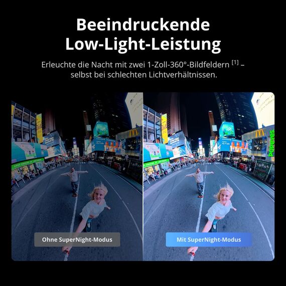 DJI Osmo 360 Skiing Combo, 360 Kamera mit 1-Zoll 360° Aufnahmen, Natives 8K 360° Video, 1,2 m unsichtbarer Selfie-Stick, kältebeständig bis -20 °C, Action-Kamera für Skifahrer