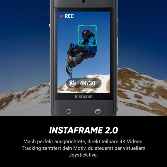 Insta360 X5 Creator-Bundle - wasserdichte 8K 360°-Kamera, führend bei wenig Licht, unsichtbarer Selfie-Stick-Effekt, robuste & austauschbare Linsen, 3 Std. Akku, klares Audio, Stabilisierung