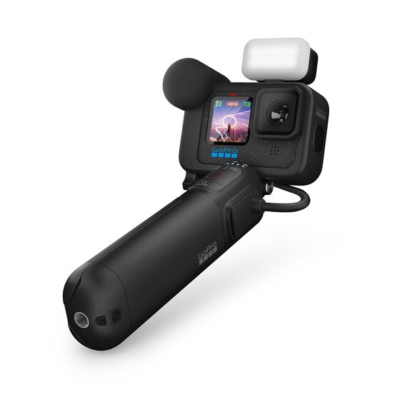 GoPro HERO12 Black Creator Edition – enthält HERO12 Black, Volta (Batteriegriff, Stativ, Fernbedienung), Media Mod, Light Mod, Enduro-Akku und Tragetasche, 1080p