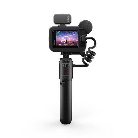 GoPro HERO12 Black Creator Edition – enthält HERO12 Black, Volta (Batteriegriff, Stativ, Fernbedienung), Media Mod, Light Mod, Enduro-Akku und Tragetasche, 1080p