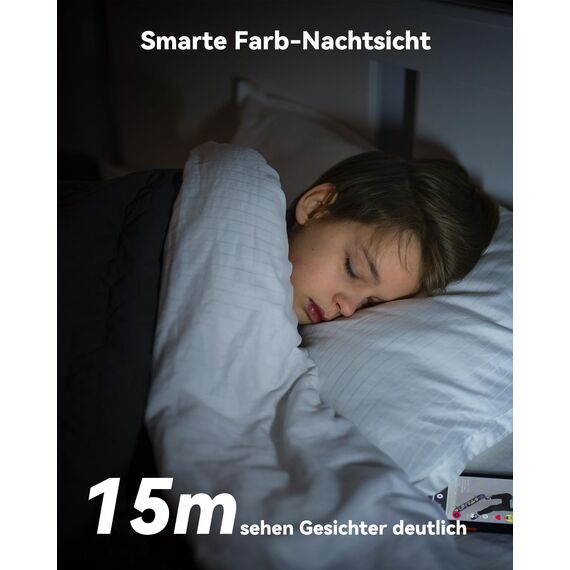 Imou 2K+2K Dual Kameras Überwachung Innen mit Mensch/Tier, 2.4/5GHz WLAN 360° PTZ Überwachungskamera Innen, Farbnachtsicht, Smart Tracking, 2-Wege-Audio, Sirene,Modus Privat,Ideal für Baby/Haustier