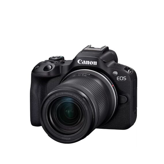 Canon EOS R50 Systemkamera + RF-S 18-150mm is STM Objektiv - Spiegellose Kamera (Digitalkamera mit Autofokus + Motiverkennung für Augen Tiere Fahrzeuge, 4k Videokamera, 15 Bilder pro Sekunde) schwarz