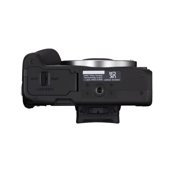 Canon EOS R50 Systemkamera - Spiegellose Kamera (Digitalkamera mit Autofokus + Motiverkennung für Personen Augen Tiere Fahrzeuge, 4K Video, 15 Bilder pro Sekunde, WiFi, schwenkbares Touch-Display)