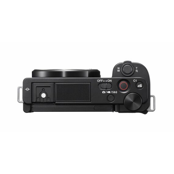 Sony ZV-E10 Systemkamera mit 16–50mm Objektiv (APS-C) – 4K-Video, schwenkbares Display, Echtzeit-Augen-Autofokus, leicht & ideal für Vlogger & Einsteiger