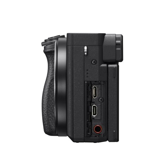 Sony Alpha 6400 APS-C Spiegellose Kamera mit 18-135mm Objektiv (Schneller 0,02s Autofokus mit Augenerkennung für Mensch und Tier, 4K-Filmaufnahmen und neigbares Display für Vlogging)