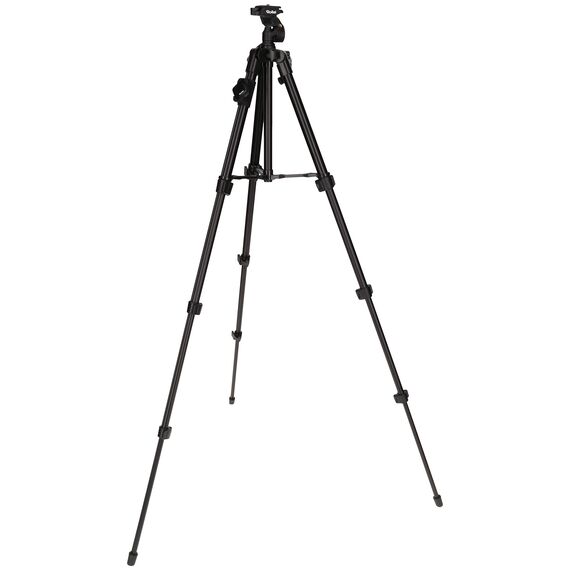 Rollei Smartphone Stativ Traveler, Handy Stativ mit Fernauslöser 120cm Aluminium Dreibeinstativ für Smart Phone Flexible Leicht Schwarz Tripod mit Smartphone-Halterung für iPhone Huawei Samsung