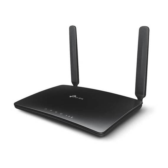 TP-Link Archer MR200 Cat4 + AC750 Mbps Dualband 4G LTE WLAN Router (150 Mbit/s im Download, simultanes Dualband, 300 Mbit/s 2,4GHz + 433 Mbit/s 5GHz, frei konfigurierbarer LAN/WAN-Port) schwarz