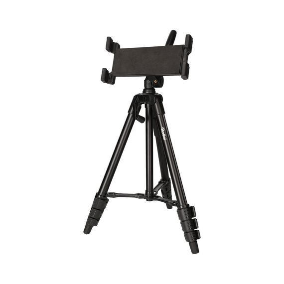 Rollei Tablet Halterung - universeller Halter für ihr Tablet mit 1/4“ Gewinde an der Rückseite, passend für Tablets bis zu 24 cm Breite - Schwarz