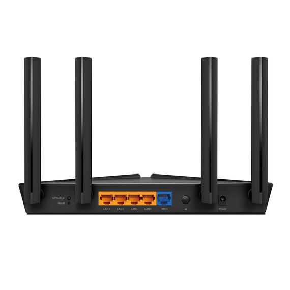 TP-Link Archer AX53 Wi-Fi 6 WLAN Router (2402 Mbit/s 5 GHz, 574 Mbit/s 2,4 GHz, 4 × Gigabit LAN-Ports, unterstützt Keine DSL-Funktion