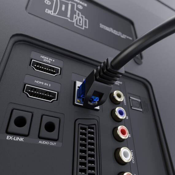 KabelDirekt Netzwerkkabel – Überträgt maximale deutsche Glasfaser-Geschwindigkeit – Netzwerk, Ethernet Kabel, LAN & Patch Kabel – 0,5m – In 0,25-30m – Gigabit-Netz, Router/Modem, RJ45 (schwarz)