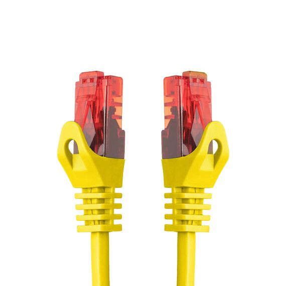 BIGtec 1m Gigabit Ethernet LAN Kabel Netzwerkkabel gelb