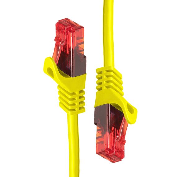 BIGtec 0,75m Gigabit Ethernet LAN Kabel Netzwerkkabel gelb