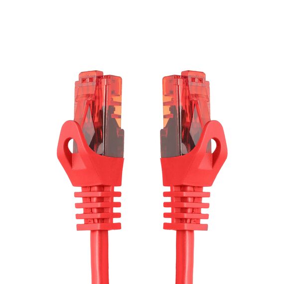 BIGtec LAN Kabel 1,5m Netzwerkkabel rot - 10 Stück - Gigabit Ethernet Kabel RJ45 Stecker Patchkabel für Patchpanel Netzwerk Switch Gaming kompatibel Playstation 5 PS5 XBOX Nintendo Switch 2-Station