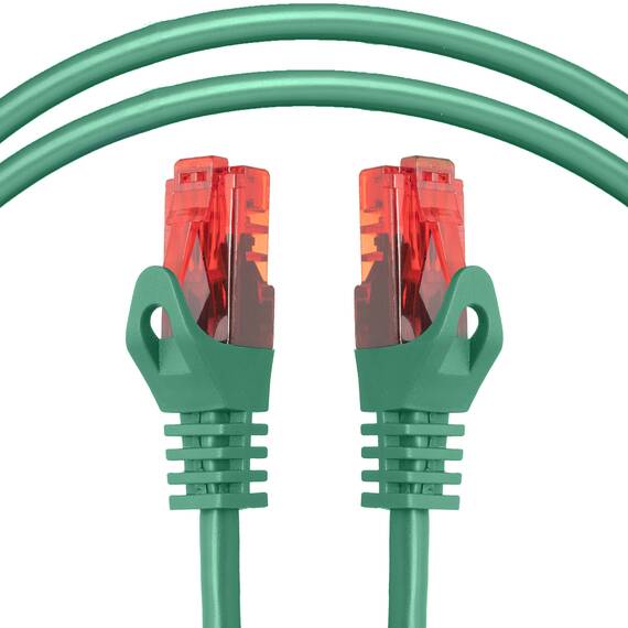 BIGtec LAN Kabel 1,5m Netzwerkkabel grün - 5 Stück - Gigabit Ethernet Kabel RJ45 Stecker Patchkabel für Patchpanel Netzwerk Switch Gaming kompatibel Playstation 5 PS5 XBOX Nintendo Switch 2-Station