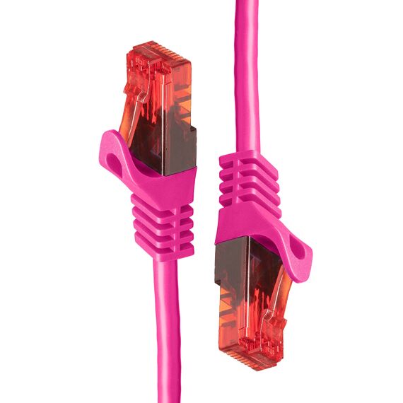 BIGtec LAN Kabel 2m Netzwerkkabel pink Gigabit Ethernet Kabel RJ45 Stecker Patchkabel für Patchpanel Netzwerk Switch Gaming PC kompatibel Playstation 5 PS5 XBOX Nintendo Switch 2 -Station 2 Meter