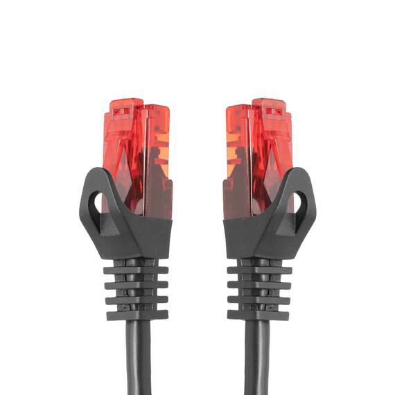 BIGtec LAN Kabel 5m Netzwerkkabel schwarz - 5 Stück - Gigabit Ethernet Kabel RJ45 Stecker Patchkabel für Patchpanel Netzwerk Switch Gaming kompatibel Playstation 5 PS5 XBOX Nintendo Switch 2-Station