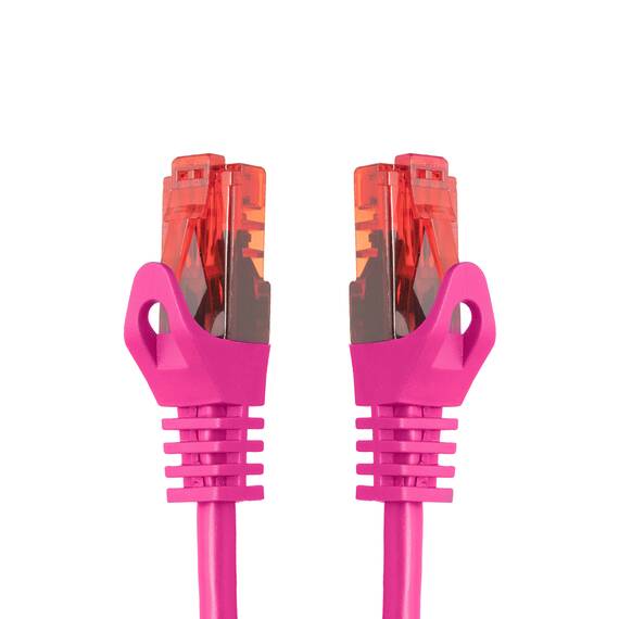 BIGtec LAN Kabel 7,5m Netzwerkkabel pink Gigabit Ethernet Kabel RJ45 Stecker Patchkabel für Patchpanel Netzwerk Switch Gaming PC kompatibel Playstation 5 PS5 XBOX Nintendo Switch 2 -Station 7,5 Meter