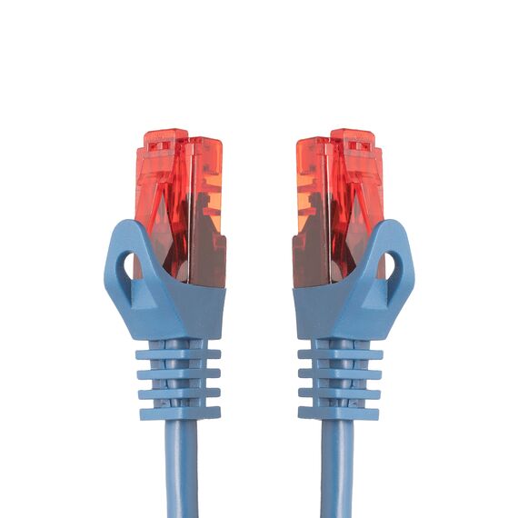 BIGtec LAN Kabel 10m Netzwerkkabel blau Gigabit Ethernet Kabel RJ45 Stecker Patchkabel für Patchpanel Netzwerk Switch Gaming PC kompatibel Playstation 5 PS5 XBOX Nintendo Switch 2 -Station 10 Meter