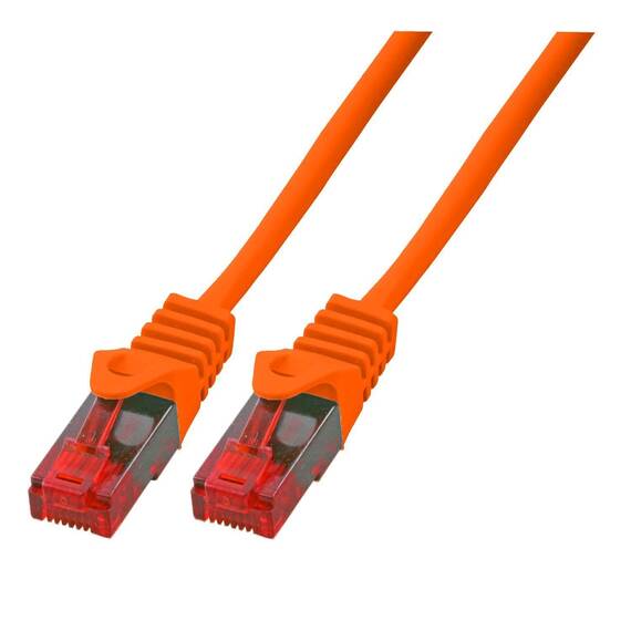 BIGtec LAN Kabel 15m Netzwerkkabel orange Gigabit Ethernet Kabel RJ45 Stecker Patchkabel für Patchpanel Netzwerk Switch Gaming PC kompatibel Playstation 5 PS5 XBOX Nintendo Switch 2 -Station 15 Meter