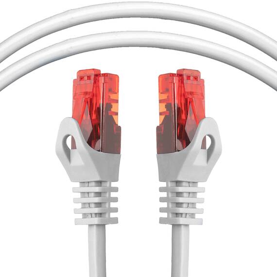 BIGtec LAN Kabel 20m Netzwerkkabel weiss Gigabit Ethernet Kabel RJ45 Stecker Patchkabel für Patchpanel Netzwerk Switch Gaming PC kompatibel Playstation 5 PS5 XBOX Nintendo Switch 2 -Station 20 Meter