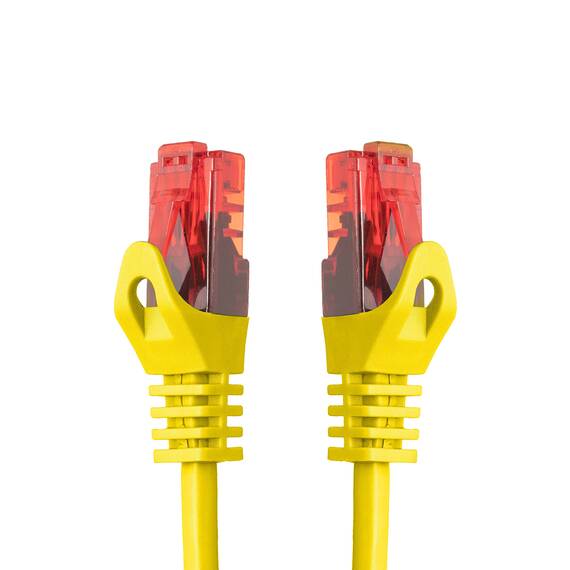 BIGtec LAN Kabel 25m Netzwerkkabel gelb Gigabit Ethernet Kabel RJ45 Stecker Patchkabel für Patchpanel Netzwerk Switch Gaming PC kompatibel Playstation 5 PS5 XBOX Nintendo Switch 2 -Station 25 Meter