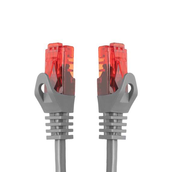 BIGtec LAN Kabel 25m Netzwerkkabel grau - 5 Stück - Gigabit Ethernet Kabel RJ45 Stecker Patchkabel für Patchpanel Netzwerk Switch Gaming kompatibel Playstation 5 PS5 XBOX Nintendo Switch 2-Station