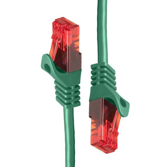 BIGtec LAN Kabel 25m Netzwerkkabel grün - 10 Stück - Gigabit Ethernet Kabel RJ45 Stecker Patchkabel für Patchpanel Netzwerk Switch Gaming kompatibel Playstation 5 PS5 XBOX Nintendo Switch 2-Station