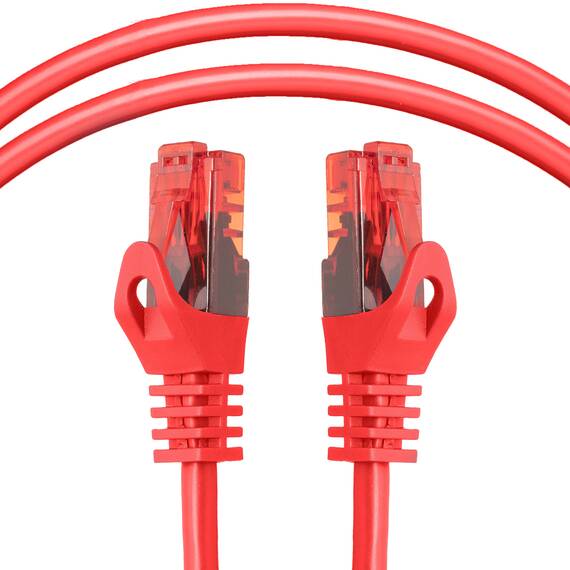 BIGtec LAN Kabel 25m Netzwerkkabel rot - 5 Stück - Gigabit Ethernet Kabel RJ45 Stecker Patchkabel für Patchpanel Netzwerk Switch Gaming kompatibel Playstation 5 PS5 XBOX Nintendo Switch 2-Station