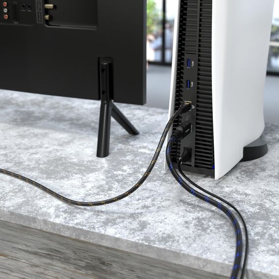 KabelDirekt – Cat 7 Netzwerkkabel, flexible & bruchfeste Nylon-Ummantelung – 30m – 10 Gigabit Lan & Ethernet Kabel (Patchkabel geeignet für Highspeed Netzwerke, Switch, Router, PC & Modem, RJ45)