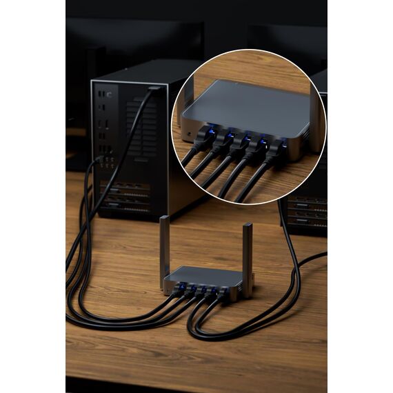 Ercielook 3m lan kabel CAT8 Hochgeschwindigkeits Netzwerkkabel für den Außen- und Innenbereich, 40 Gbit/s lankabelverlaengerung für Router/Gaming/Modem