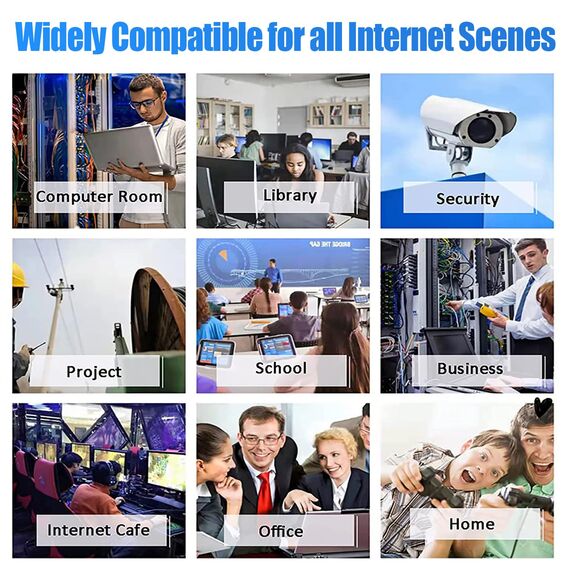 Soibke LAN Kabel 5 Meter, Cat 7 LAN Kabel 5m Flach Netzwerkkabel Gigabit Ethernet Kabel 5m - Schirmung, Cat7 Rohkabel mit RJ45 Stecker - Switch Router Access Point