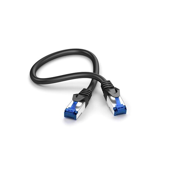 KabelDirekt Netzwerkkabel – Überträgt maximale deutsche Glasfaser-Geschwindigkeit – Netzwerk, Ethernet Kabel, LAN & Patch Kabel – 10x 0,25m – In 0,25-30m – Gigabit-Netz, Router/Modem, RJ45 (silbern)