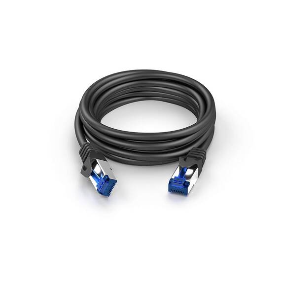 KabelDirekt Netzwerkkabel – Überträgt maximale deutsche Glasfaser-Geschwindigkeit – Netzwerk, Ethernet Kabel, LAN & Patch Kabel – 7,6m – In 0,25-30m – Gigabit-Netz, Router/Modem, RJ45 (silbern)