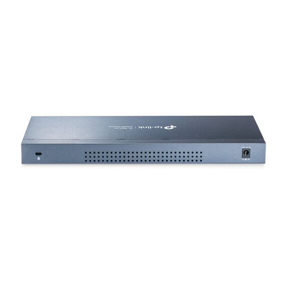 TP-Link TL-SG116 16-Port Gigabit-/Netzwerk Switch (32Gbit/S Switching-Kapazität, geschirmte RJ-45 Ports, Metallgehäuse, IGMP-snooping, Unmanaged, Plug-und-Play, lüfterlos) blau Metallic