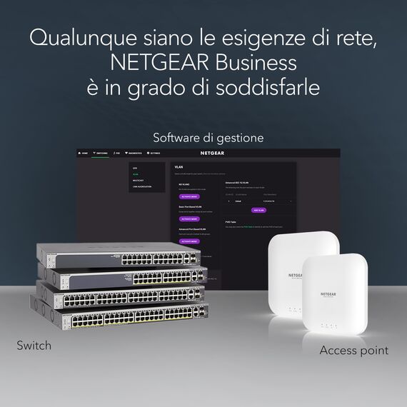NETGEAR 5-Port Gigabit Ethernet Unmanaged PoE+ Switch (GS305PP): mit 4 PoE+ bei 83 W, Desktop- oder Wandbefestigung