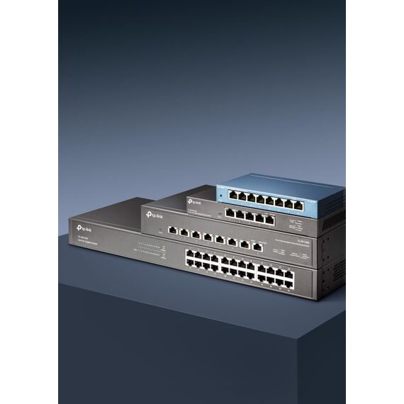 TP-Link TL-SG1016 16 Port Gigabit Netzwerk Switch ( 19 Zoll Rack-Montage, 16*RJ-45 LAN Ports, Metallgehäuse, , unmanaged, Plug-und-Play)schwarz