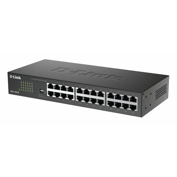 D-Link DGS-1024D Gigabit Ethernet Switch (24 Ports, 10/100/1000 Mbit/s, einfache Plug & Play-Installation, lüfterlos)