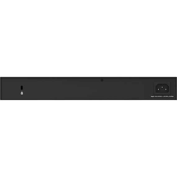 NETGEAR GS324P 24 Port Gigabit Ethernet LAN PoE Switch (mit 16x PoE+ 190W, Plug-and-Play Netzwerk Switch, Desktop oder 19 Zoll Rack-Montage, energieeffizient, Robustes Metallgehäuse), schwarz