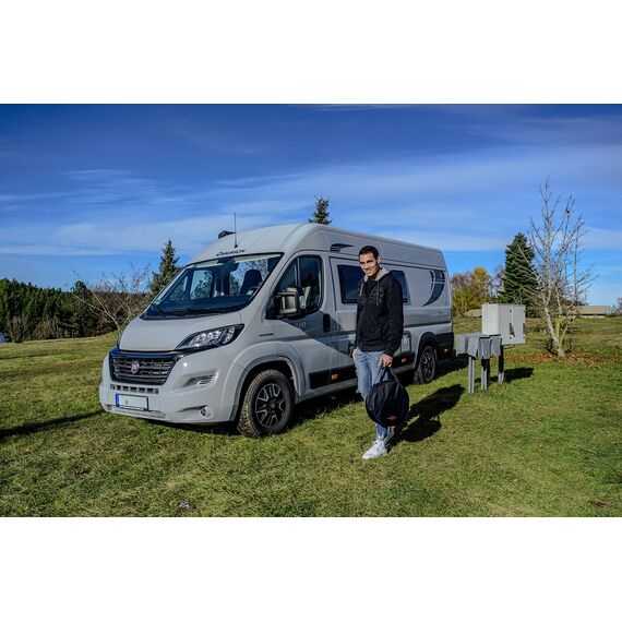 Brennenstuhl Transport- und Aufbewahrungstasche für Verlängerungskabel (Kabeltasche mit doppeltem Tragegriff, Staub- und spritzwasserdicht, abwaschbar, ideal für Campingplatz und Baustelle)