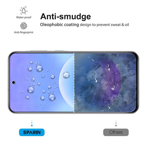 SPARIN 3 Stück für Samsung Galaxy A57 5G Panzer Schutz Glas, HD-Klar, Kratzfest Schutzfolie, 6,6 Zoll, 9H Härte Ultrabeständig
