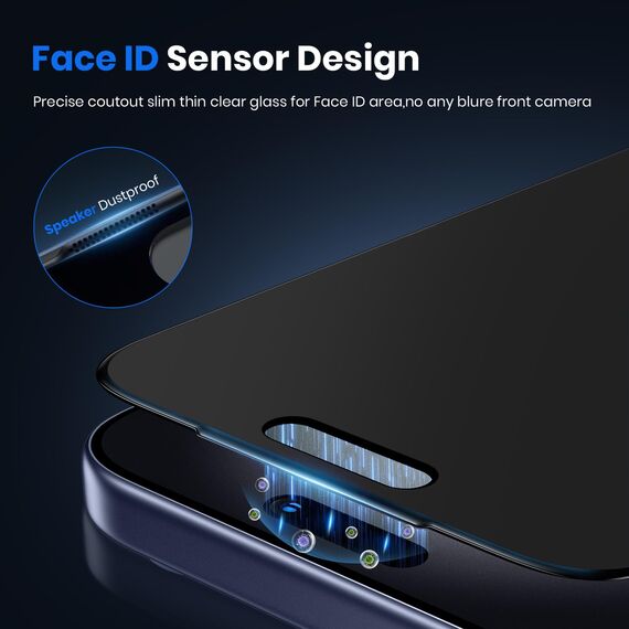 WSKEN für iPhone 17 Pro Max für Panzerglas Matte Sichtschutz - [360°Anti Spy][Anti Glare&Anti-Reflexion] 9H+Militär-Sicherheitsglas Privacy Schutzfolie,Anti Fingerabdruck,0 Blasen,Fast Unsichtbar