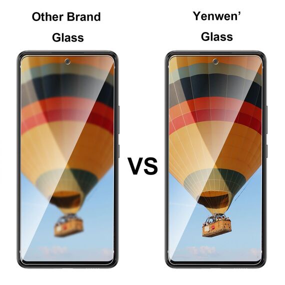 Yenwen Schutzfolie für Panzerglas für Samsung Galaxy A53 5G, 3 Stück Panzer Schutz Glas mit 3 Stück Kameraschutz, 9H Härte Handy Folie Anti- Kratzer Schutzglas HD Klar Displayschutz