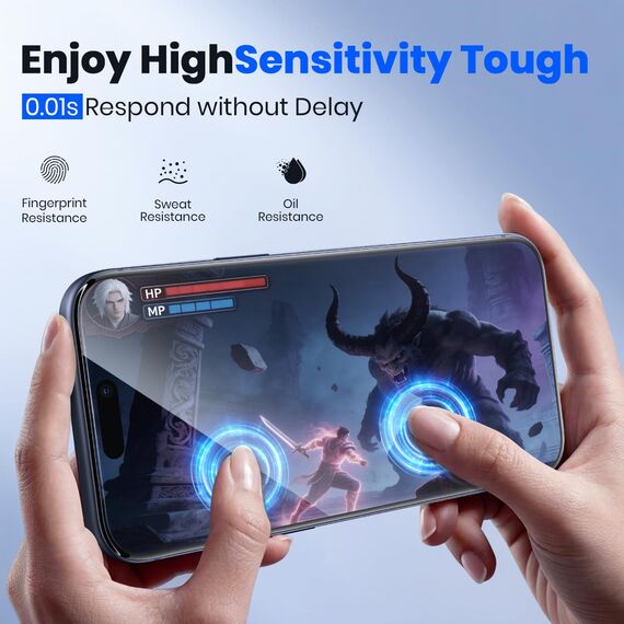 WSKEN für iPhone 17 Pro Max für Panzerglas - [3D Vollverdeckung Unsichtbar] [Auto Staubentfernung] 9H+Militär-Sicherheitsglas Schutzfolie,Anti Fingerabdruck,Anti-Bläschen,Kompatibel mit Hülle